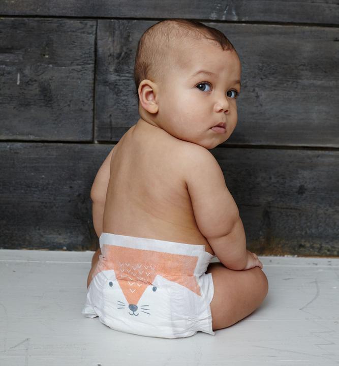 Actual product image Kit & Kin Nappies (Size 1, Pack, 40 Piece)