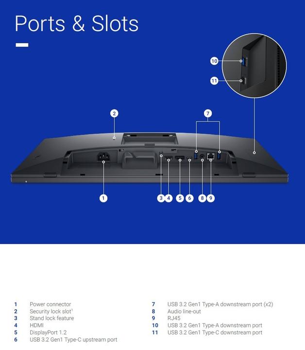 Actual product image Dell P2424HT (1920 x 1080 pixels, 23.80")