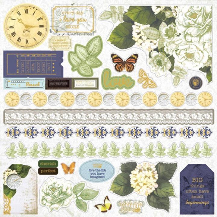 Immagine prodotto Ursus Design carta ortensie (30,5 x 30,5 cm, 190 g/m²)