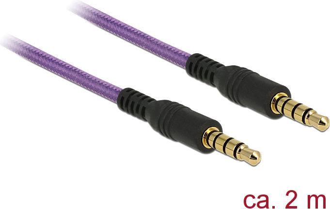 Produktbild Delock 85599 Audio-Kabel Violett (2 m)