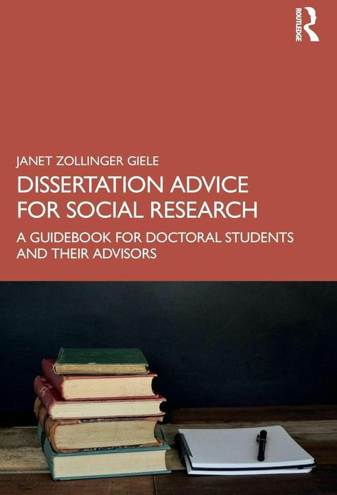 Actual product image Dissertation Advice for Social Research (English, Janet Zollinger Giele, 2025)