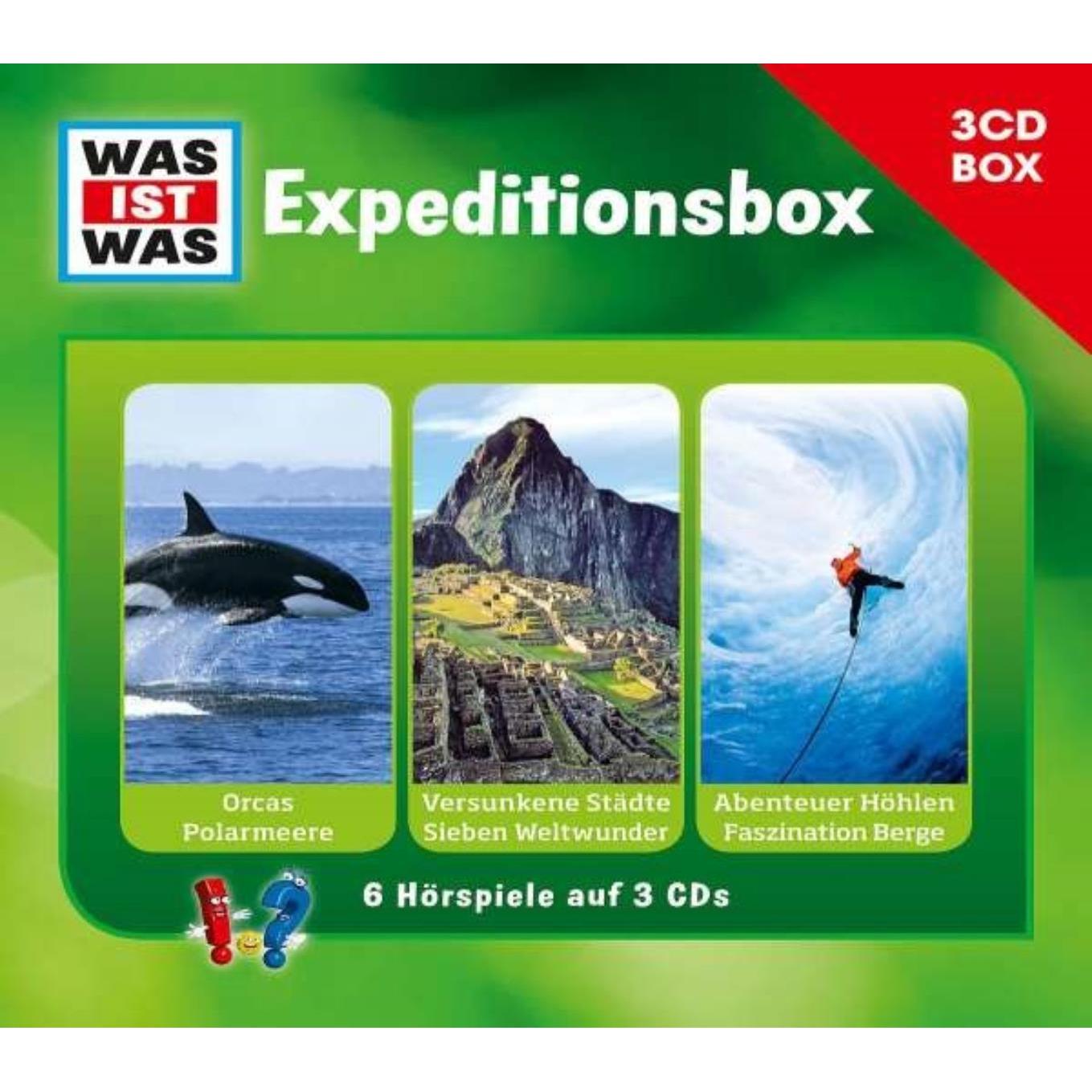 Was Ist Was 3-Cd Hörspielbox Vol.2-Expeditionsbox, Hörbücher von Crock Krumbiegel, Kurt Haderer, Dr. Manfred Baur, Anna ...