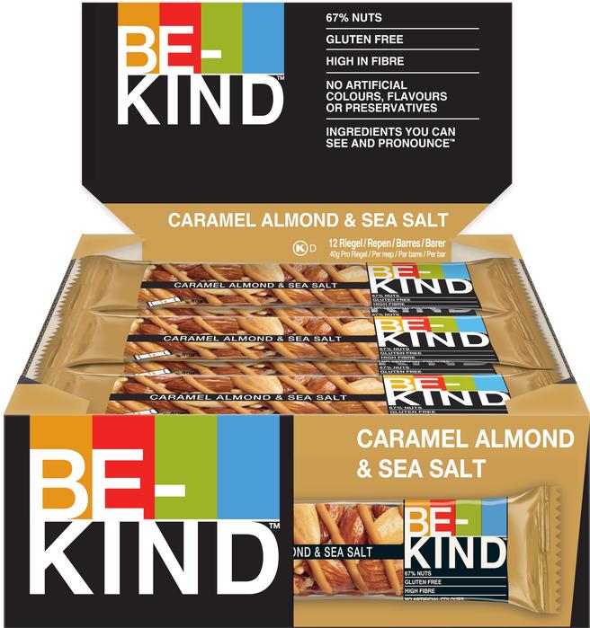 Actual product image Be-Kind Caramel Almond & Sea Salt (12 pcs., 480 g)
