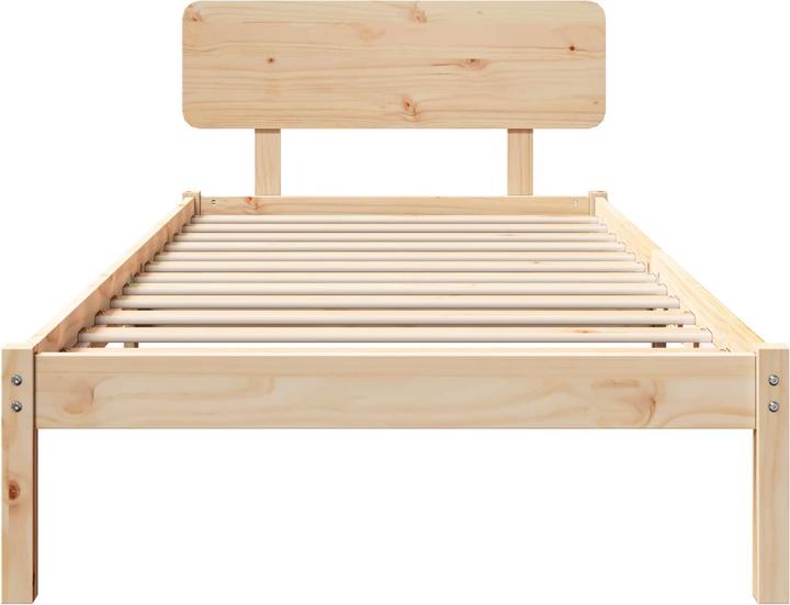 Image du produit vidaXL Holz-Bettgestell (90 x 190 cm)