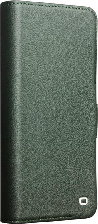 Actual product image QiAlino Flip matt cover with magnetic clasp Matt green (Samsung Galaxy S24)