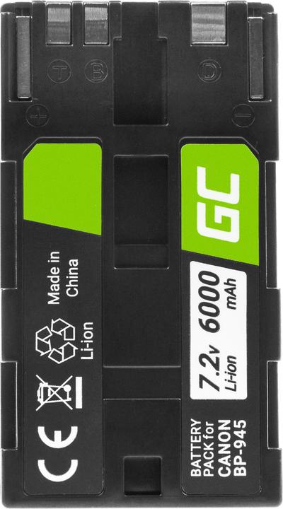 Produktbild GreenCell Camera Battery BP-80 BP-941 BP-945 for cameras Canon DM-XL1 - 7.2V - 6000 mAh (Kamera Akku)