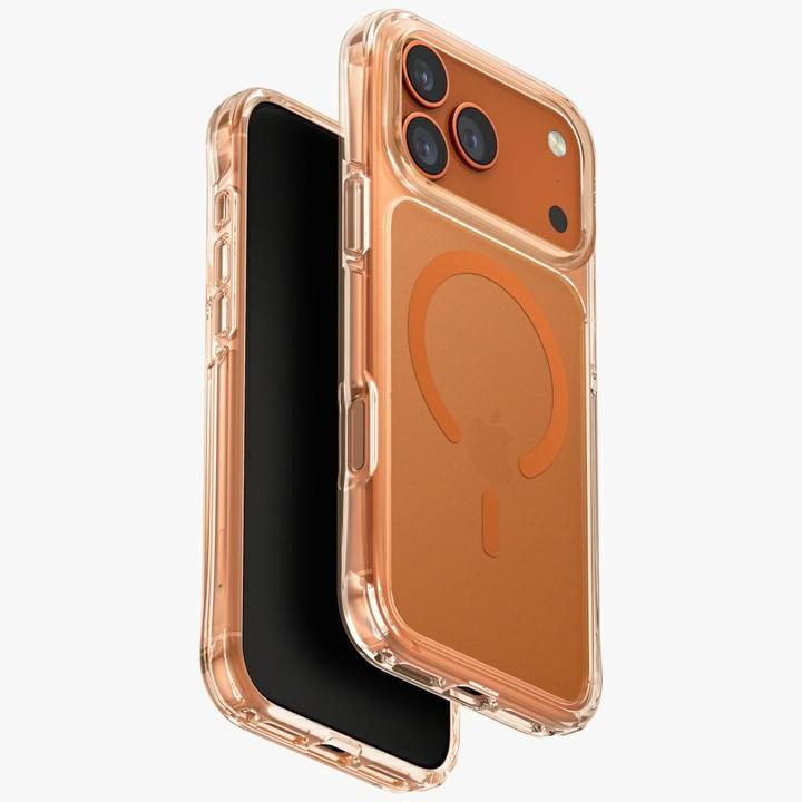 Actual product image Uniq LifePro Xtreme Case for iPhone 17 Pro Max Magclick Charging Orange (Apple iPhone 17 Pro Max)