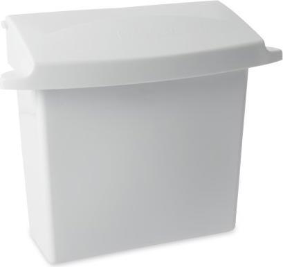 Actual product image Rubbermaid nappy bin sanitary towel collector 5 L white waste bin with removable inner bucket geruc