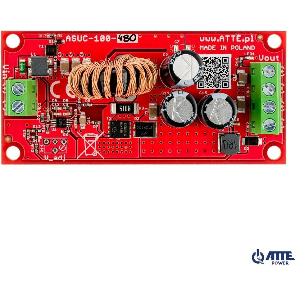 No Name, Convertitore di tensione, CONVERTITORE DC/DC ATTE ASUC-100-480-OF MODULO DC/DC Vin 10...30VDC Vout 48VDC Pout 100W