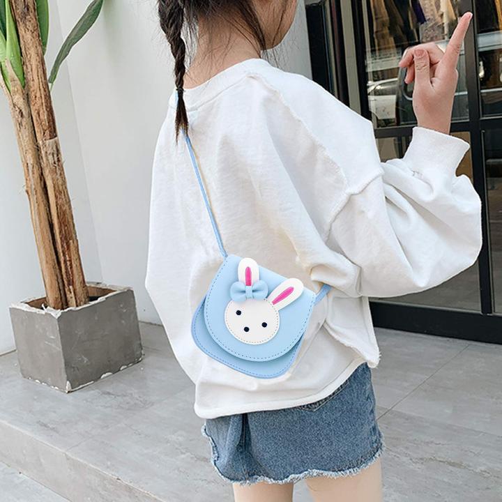 Produktbild Only-Bags.Store Kinder Umhängetasche, niedliche Hase Crossbody Tasche, PU-Leder