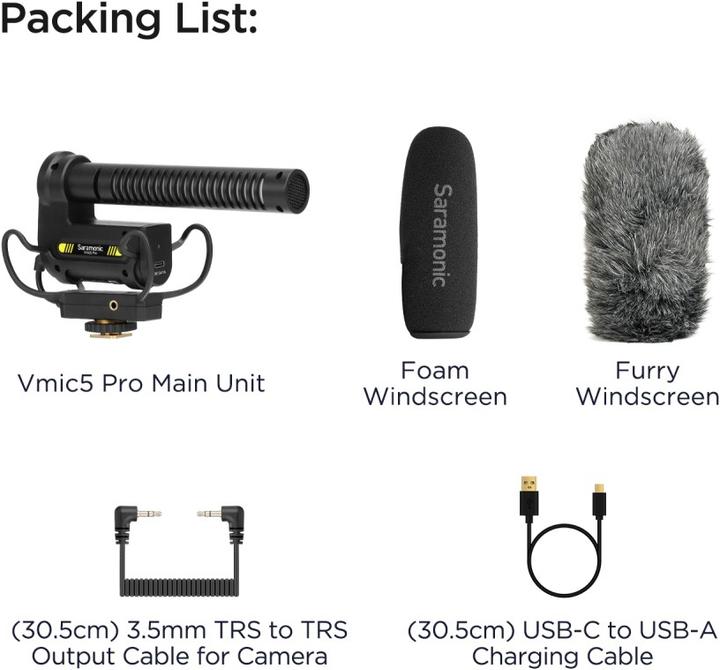 Actual product image Saramonic Vmic5 Pro