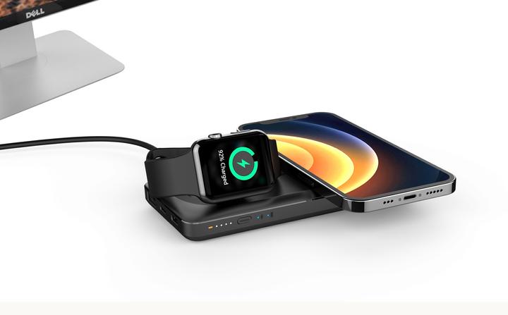 Actual product image Veger MagMuti VG-W1156 1000mAh powerbank Magnetic Wireless for iPod, iWatch, iPhone (10000 mAh, 22.50 W, 38.50 Wh)