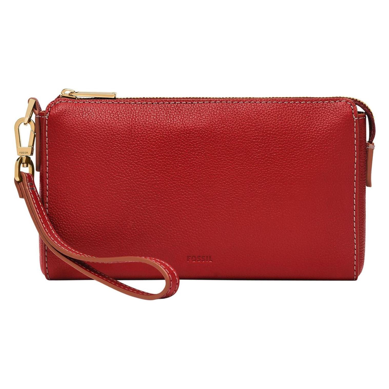 Fossil, Damen, Handtasche, Gift Wristlet, Rot