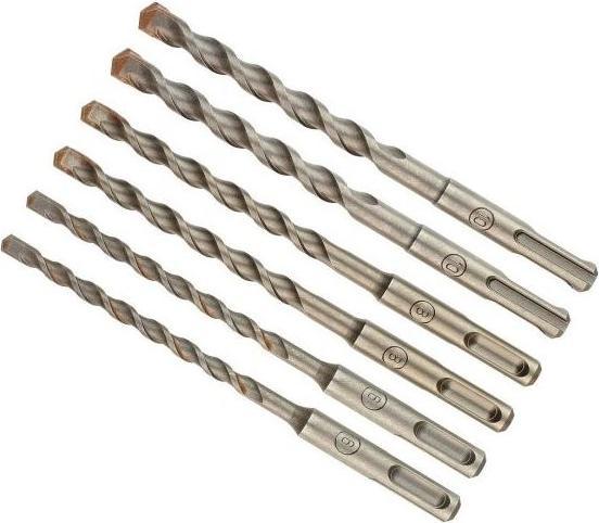 Actual product image DeWalt SDSPlus drill bit set 6 pcs. (10 mm, 6 mm, 8 mm)