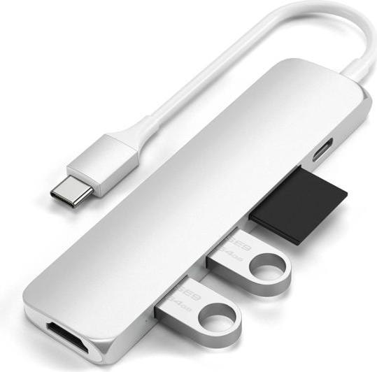 Produktbild Satechi USB-C Slim Multiport V2 (USB-C, 6 Ports)