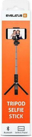 Produktbild Evelatus Selfie Stick Tripod SST01 with Wireless Remote Control Juodas