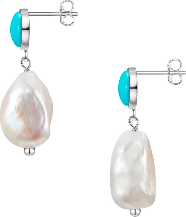Immagine prodotto Glanzstücke München Donna Argento Turchese (rec.) Perla d'acqua dolce coltivata argento - 28471 (Argento 925/000)