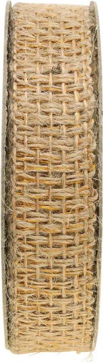 Mabella Dekoband aus in und Natur mit goldgelben Akzenten