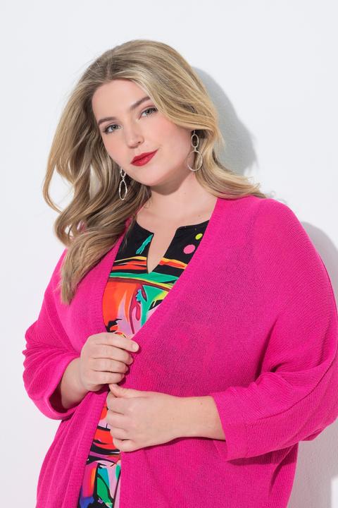 Produktbild Miamoda Strickjacke, offene Passform, 3/4-Fledermaus-Ärmel (42, 44)