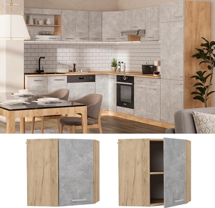 Produktbild Vicco Eckhängeschrank R-Line (57 x 34.10 x 60 cm)