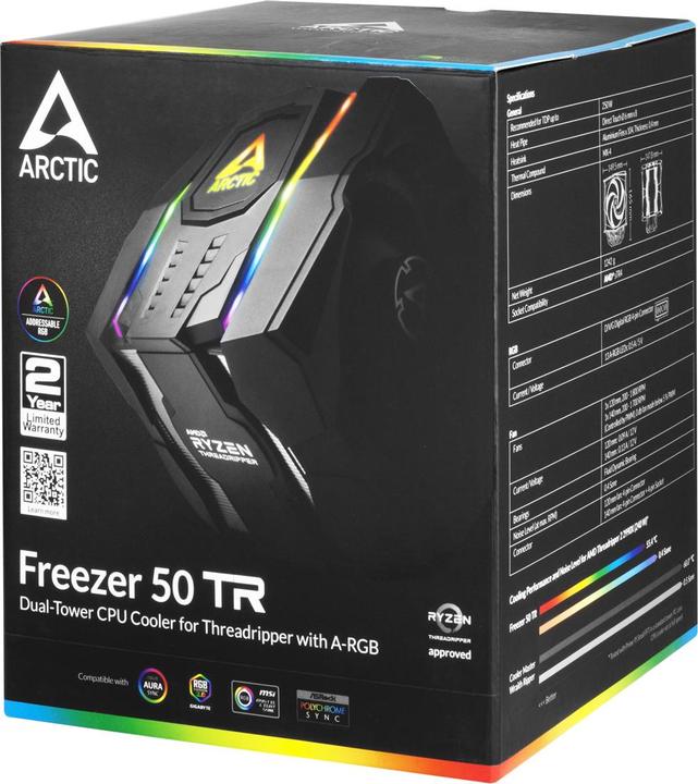 Produktbild Arctic Freezer 50 Tr W/Argb Controller (165 mm)