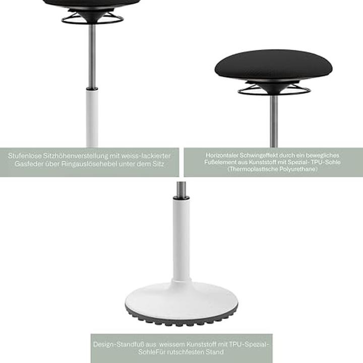Produktbild Topstar Hocker BBT Coach, Mint, Material: Thermoplastisches (52 - 72 cm)