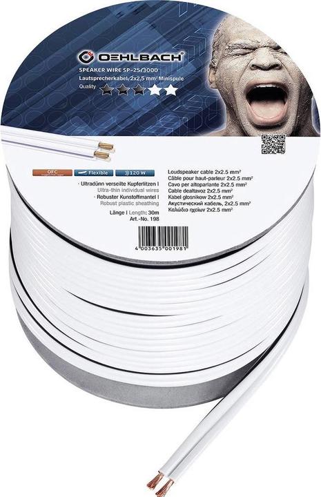 Actual product image Oehlbach Sp25 (30 m, 2.50 mm²)