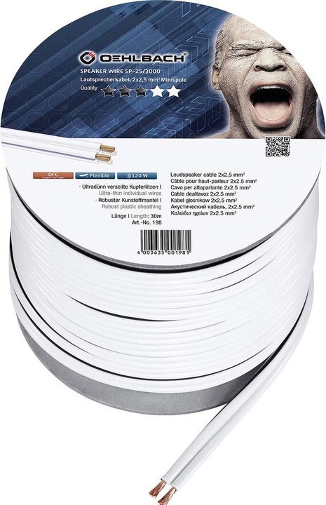 Actual product image Oehlbach Sp25 (30 m, 2.50 mm²)
