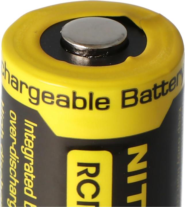 Produktbild Nitecore Akku 16340, CR123 geschützter auch für Zebralight
