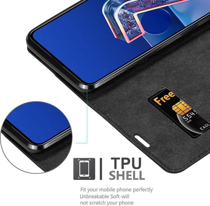 Produktbild Cadorabo Book Invisible Magnet Cover (Asus Zenfone 7)