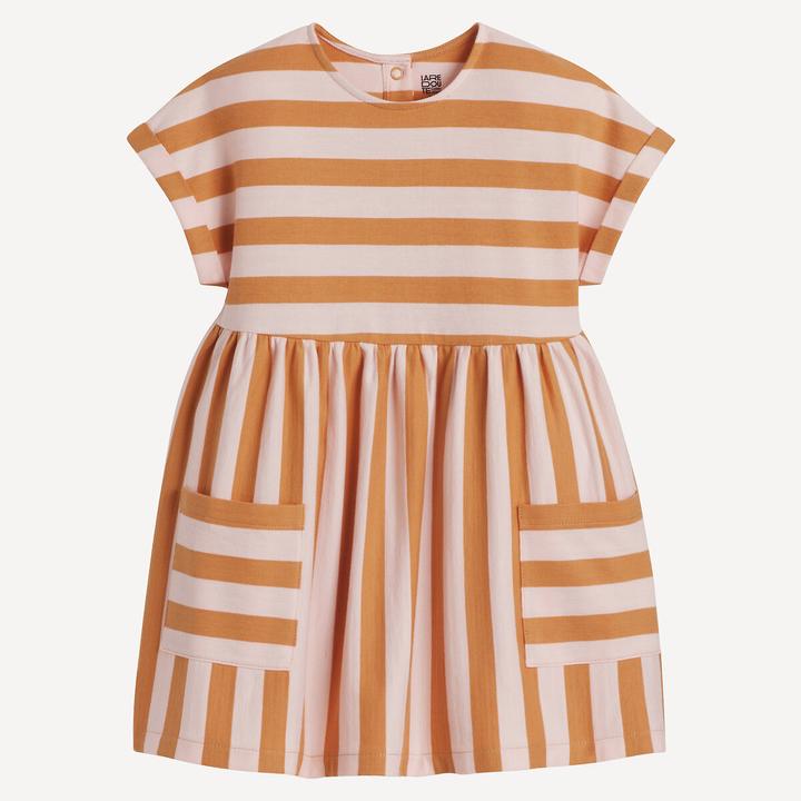 La Redoute Collections Gestreiftes Kleid mit kurzen Ärmeln (94)