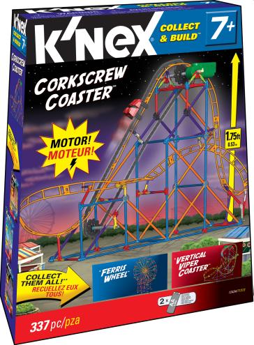 Actual product image KNEX Corkscrew Coaster