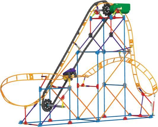 Actual product image KNEX Corkscrew Coaster