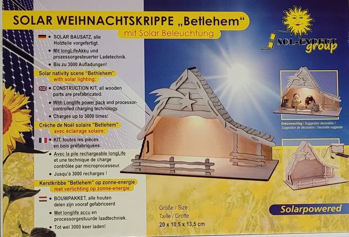 Produktbild Sol-Expert Weihnachtskrippe Betlehem