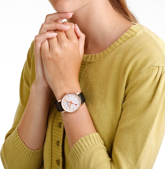 Produktbild Mondaine Evo2 - Ip Roségold (Analoguhr, 40 mm)