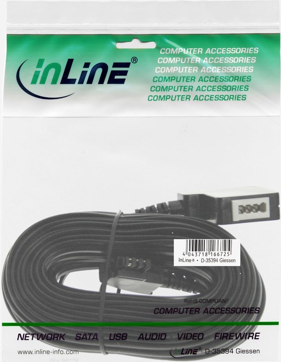 Actual product image InLine Cable tie, length 100mm, width 2,5mm, black, 1000 pieces, bulk (Plastic cable ties, 100000 mm, 1000 pcs.)