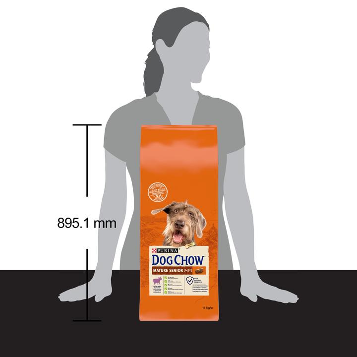 Immagine prodotto Purina Dog Chow Mature Senior su ėriena - cibo secco per cani - 14 kg (Senior, 1 pz., 14000 g)