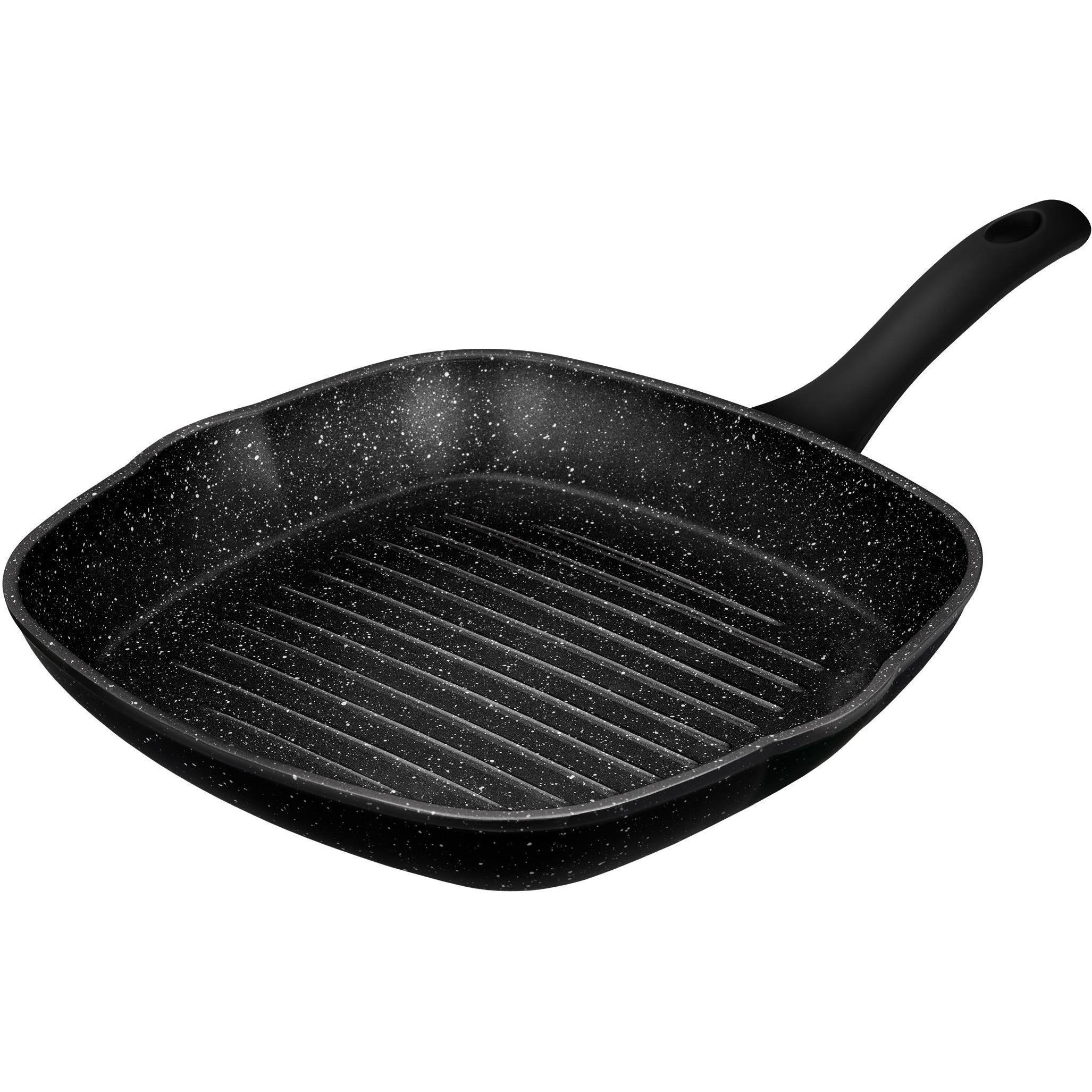 Smile grill pan 28cm, Pfanne + Kochtopf, Schwarz