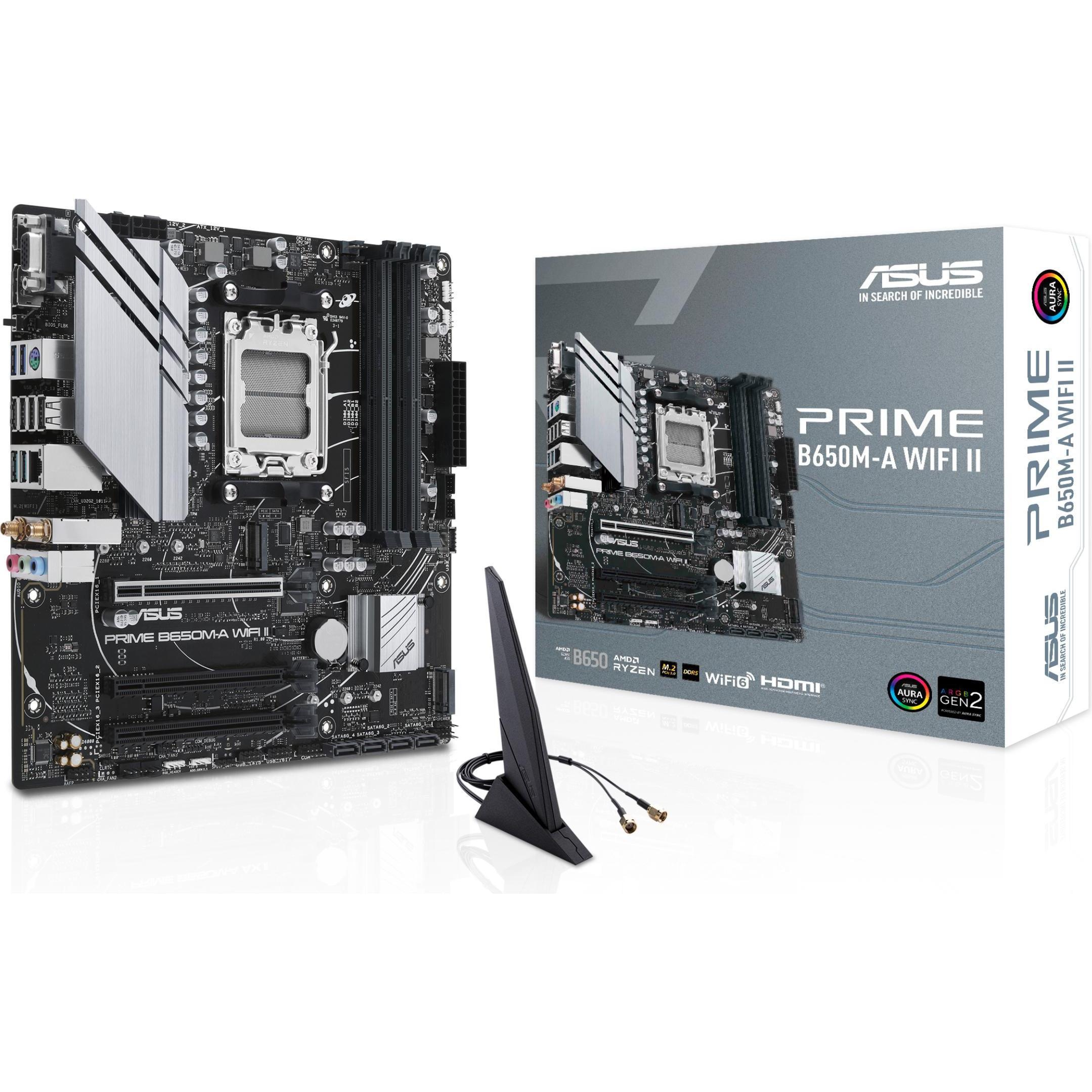 ASUS PRIME B650M-A WIFI II (AM5, AMD B650, mATX), Mainboard