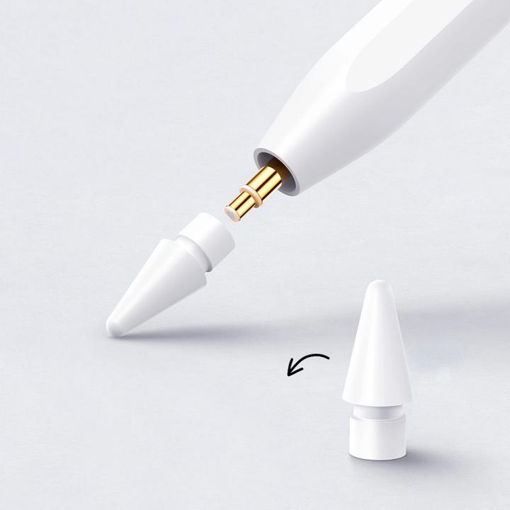 Actual product image Joyroom JR-X9S PRO Active Capacitive Pen (incl. 2 Spare Nibs) White