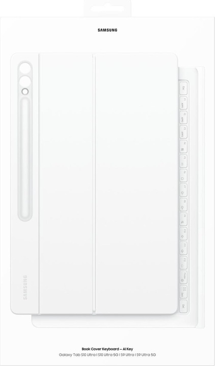 Actual product image Samsung Book Cover Keyboard (DE, Galaxy Tab S10 Ultra, Galaxy Tab S9 Ultra)