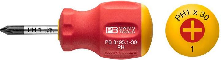 Produktbild PB Swiss Tools Schraubenzieher PB8195 1-30 (Phillipps-Kreuzschlitz (PH))