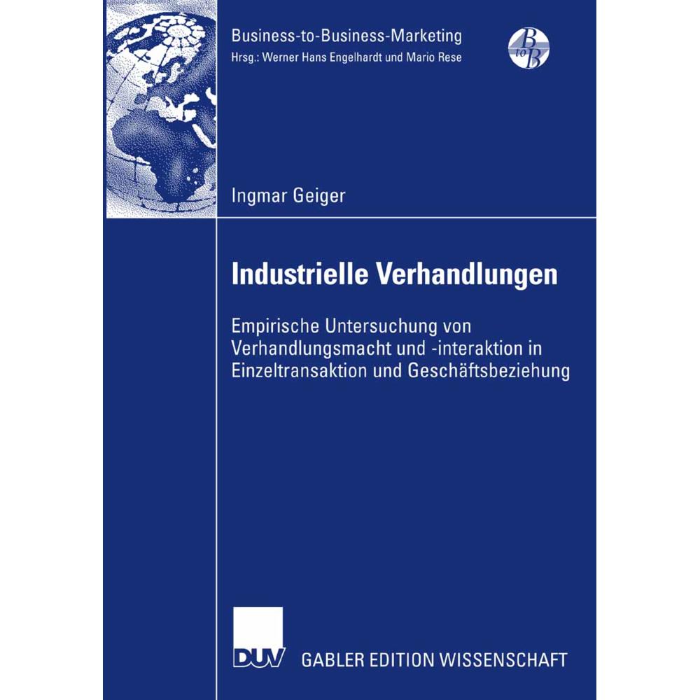Industrielle Verhandlungen, Fachbücher von Ingmar Geiger