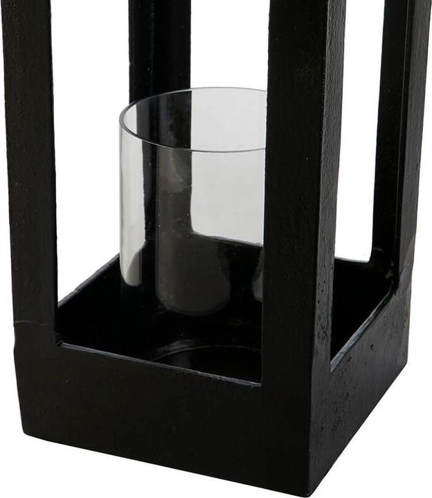 Produktbild DKD Home Decor Laterne Schwarz Aluminium Kristall 16 x 16 x 55 cm