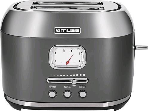 Productafbeelding Muse MS120 DG Roestvrij Staal Broodrooster Grijs