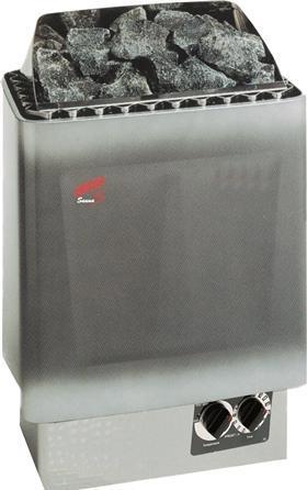 Produktbild Welldana Saunaofen 6,0 kW mit eingebauter Regelung, 3x400V+N+J. Raumgrösse 5-8 m³. Steinverbrauch ca.
