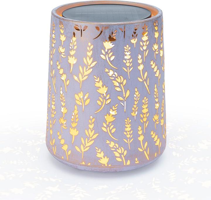 Loberon LED Laterne Gambier Antikbraun - Wiederaufladbar Mit Wandhalterung - Vintage Gartenbeleuchtung