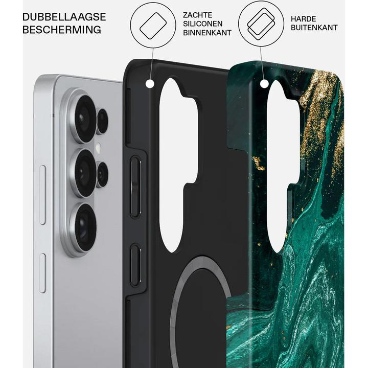 Produktbild Burga Tough MagSafe Samsung Galaxy S26 Ultra – Emerald Pool (Samsung Galaxy S26 Ultra)