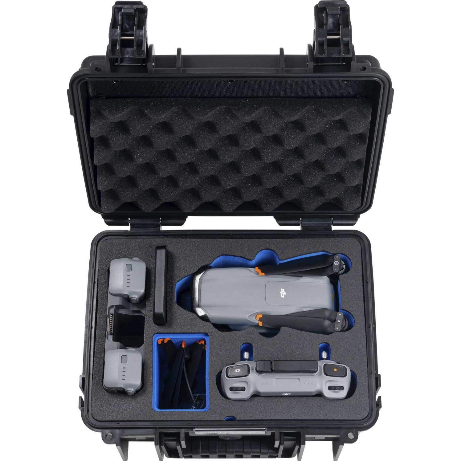 Thumbnail - B&W International B&W DJI Air 3 Case Typ 3000 schwarz (Drohnen Koffer, DJI Air 3), Drohne Tasche, Schwarz