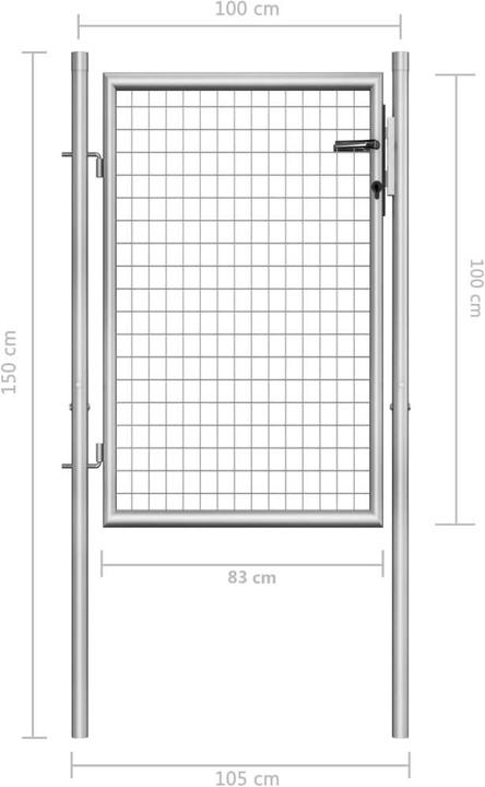 Produktbild vidaXL Gartentor